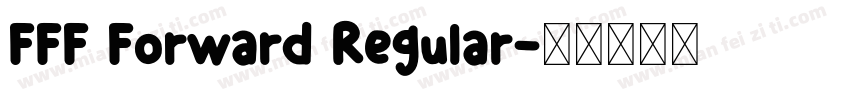 FFF Forward Regular字体转换